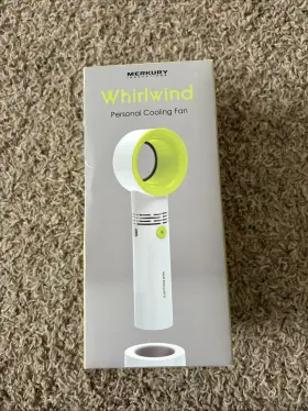 Merkury Innovations 194383038139 Whirlwind Portable Personal Cooling Rechargeable Fan
