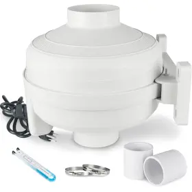 Rf-90w1 Midcvfrun 3 To Inch Radon Mitigation System Kit Fan 2 Speed 240/170cfm