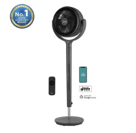 Midea Msfs07rw6gb 44 Inch Tall 12-speed Smart Air Circulator Pedastal Fan