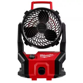 Milwaukee 705353649837 M18 18 Volt Lithium Ion Brushless Cordless Packout Jobsite Fan Tool On