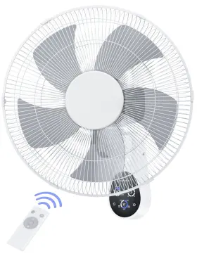 Tf012 Mirdred Wall Mount Fan 16 Inch 5 Blades Speeds With Remote Contro