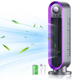 Mb-m61-gr Misby Desk Fan Rechargeable For Saving Space 4000mah Battery Operated