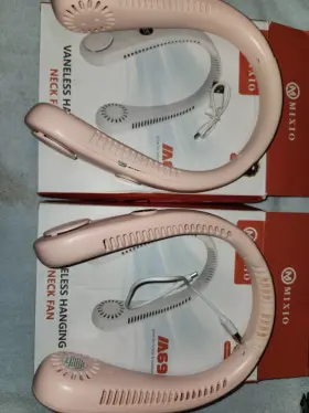 Ia69 Mixio 2 Each Neck Fan 5 Speeds Rechargeable