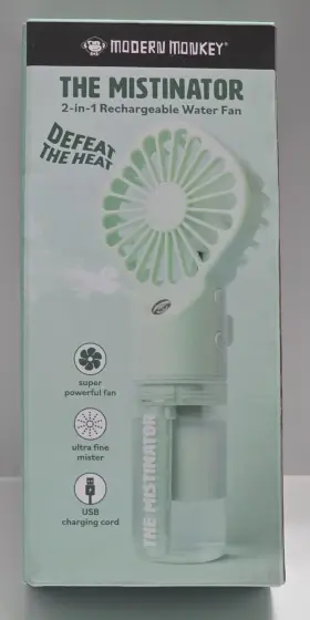 Modern Monkey 722950417591 The Mistinator 2 In 1 Rechargeable Water Fan