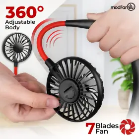 Modfamily Products That Simplify Life 745557006951 Portable Neck Fan - Versatile 360 Rotatable With 3 Modes #3