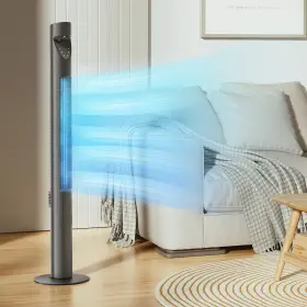 Mollie 840256420913 Oscillating Quiet Tower Fan With Remote Control 3 Speeds 12h Timer Portable L #3