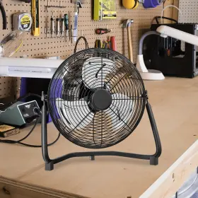 Mollie 840256421897 14 Inch High Velocity Fan Heavy Duty Metal Garage Floor With 3 Speed Adjusta #3