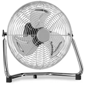 Mollie 840256421927 16.5 Inch High Velocity Floor Fan With 3 Speed Heavy Duty Metal Adjustabl