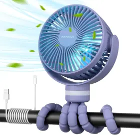 Pf01 Momcozy 313034732718 8000mah Portable Stroller Fan 27h Ultra-long Battery Life Detachable 4