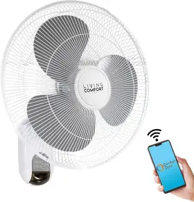 Mr. Brands Llc. 075877253514 Simple Deluxe 16ftft Wall Mount Fans Oscillating Quiet For Home Shop Office