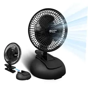 Cz6xmbk Mr. Brands Llc. Personal Clip Or Desk Fan With Removable Base Portable Mini Bedroom Black