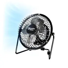Czhv4bk Mr. Brands Llc. Mini Portable Desk Fan With 360-degree Adjustable Tilt Dual Powered Usb Or