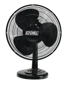 Mtfd-16-blk Mr. Brands Llc. 16 Inch Oscillating Table Fan With Adjustable Tilt Convenient Push Button Black