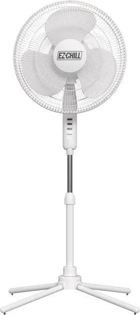 Mtsp15-16az Mr. Brands Llc. Ez-chill 16 Inch Oscillating Pedestal Fan 3-speed Options 90-degree He