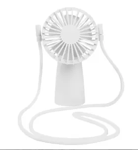 Mj-hf4-w Muji Mini Portable Neck And Handheld Fan Usb White Carry Handle