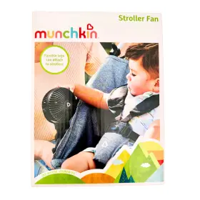 1755 Munchkin Portable Stroller Fan Flexible Tripod Usb Rechargeable On-the-go