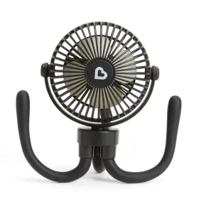 61498p Munchkin Multi-use Rechargeable Stroller Fan 4speeds Led Lights And Flexible