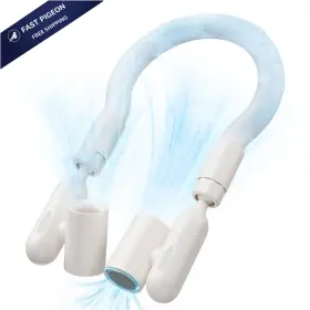 Muriciter 731055368363 Portable Personal Neck Cooling Fan Fans Blowing Mini White