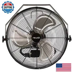 Windpro18w Newair B076rkvbb1 Wall Mount Fan High-velocity Industrial Shop Garage