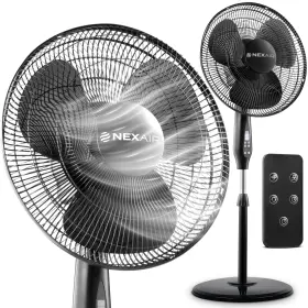 Nexair 804595371091 Inch Oscillating 16 Pedestal Stand Up Fan Quiet Operating Room With Rem