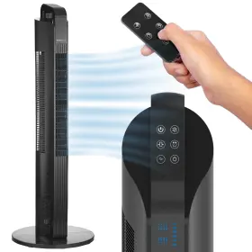 Nexair 804595371114 42 Inch Oscillating Tower Fan 3 Speed Portable With Remote Control Qu