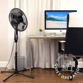 Nexair 804595430590 Oscillating 16 Inch Pedestal Stand Up Fan Quiet Operating Room With Remo #2