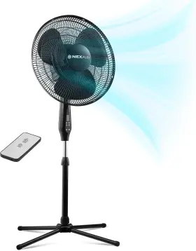 B0chgqb9fg Nexair Oscillating 16 Inch Pedestal Stand Up Fan Quiet Operating Room With