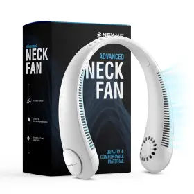 Nf011-wh Nexair Portable Neck Fan -3 Speed Rechargeable Bladeless Cooler Quality Comfor