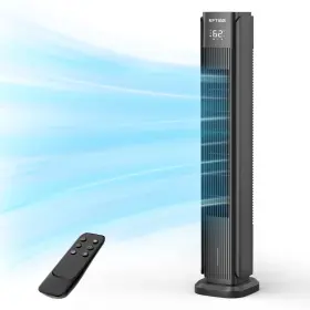 Nftigb 313112449491 36 Inch Tower Fan 3-speed 12h Timer Bladeless Quiet Standing Black