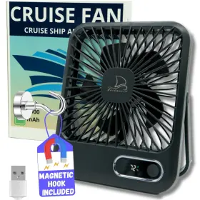 Nordmoose 745010263552 Cruise Fan Cabin Approved - Magnetic Hook Included To Hang On Walls Portabl