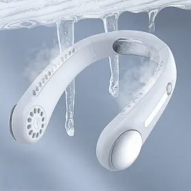 Lgbfs-an-013 Normia Rita Leafless Hanging Neck Fan Instant Cooling Personal Air Conditioner Built- Inch