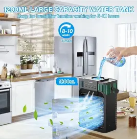 B009vxwdbg Noxozoqm Portable Air Conditioners Fan Evaporative Cooler With Remote 40oz Water New #2