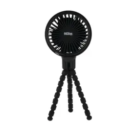 89854042 Nuby Portable 3 Speeds Usb Rechargeable Stroller Fan - Black