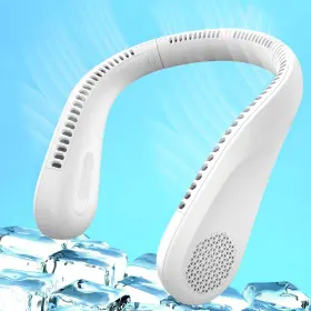 Yp07 Nuerst Neck Fan 5000mah Hands-free Bladeless Portable Cooling 3 Speeds