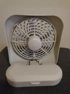02cool O2 Cool Treva 5-inch Portable Desktop Battery Powered Fan 2 Cooling Speeds #2
