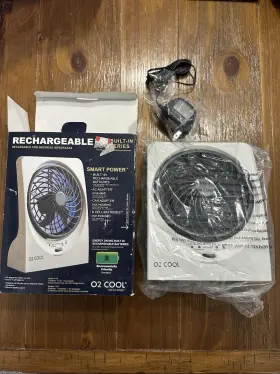1118 O2 Cool Rechargeable Portable Fan#1118