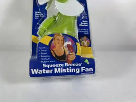 2050pdq O2 Cool Sport Squeeze Breeze Water Misting Fan Green Brand New #2