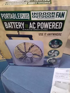 O2 Cool 755247011455 Portable Plus Indoor Outdoor Fan Battery Or Ac Powered #2
