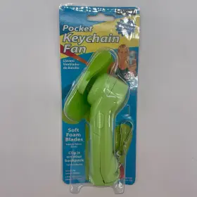 O2 Cool 755247113067 Pocket Fan Green 2009 New / Sealed Nip