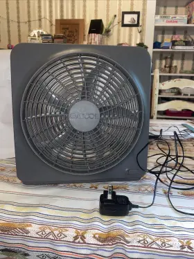 Fd10002a O2 Cool 10 Inch Portable Fan With Ac Adapter- 2 Speeds Foldable Compact #2