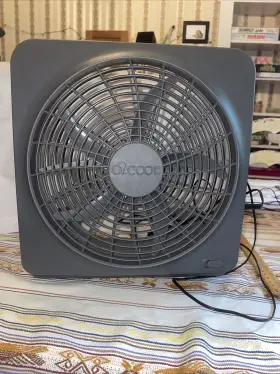 Fd10002a O2 Cool 10 Inch Portable Fan With Ac Adapter- 2 Speeds Foldable Compact