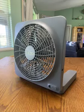 Fd10101 O2 Cool O2cool Battery Operated Portable Two Speed Fan - Gray Jh6