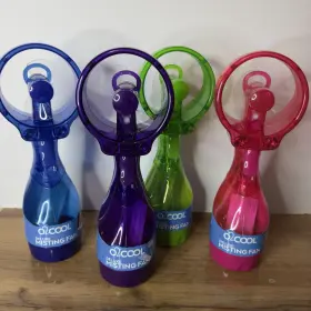 O2cool 755247121215 O2 Cool Deluxe Misting Fan Trigger Squeeze-operated Battery-powered