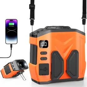 Ocohw 791069639422 Portable Personal Waist Fan Rechargeable 10000mah 5 Speeds 13500rpm Strong A