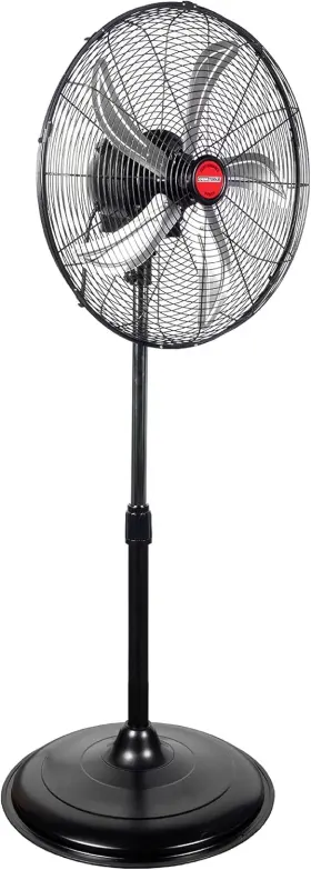 Oem24871 Oemtools 20 Inch Oscillating Pedestal Fan Height For Garage Shop Gym