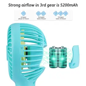 Ogajo 679264183011 Portable Stroller Fan With Flexible Tripod And 3 Speeds Clip On Car Seat #2