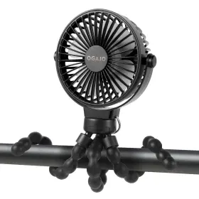 Ogajo 692608814594 Portable Stroller Fan Personal Rechargeable Usb Fans With 5200mah 3 Speeds Ba