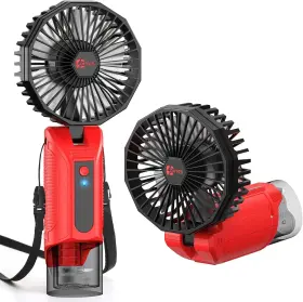 Ws-zx0792 Ohyes Magnetic Handheld 4in Fan Fit For Milwaukee 12v Battery Medium Black