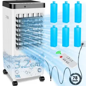 Okoium 764194975307 Portable Air Conditioners 3 In 1 Room Swamp Cooler With 3.2