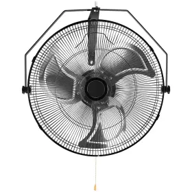 Olixis Ac-dsv31bg-18bk 18 Inch Wall Mount Fan 2600 Cfm 3-speed High Velocity Vertical And Horiz